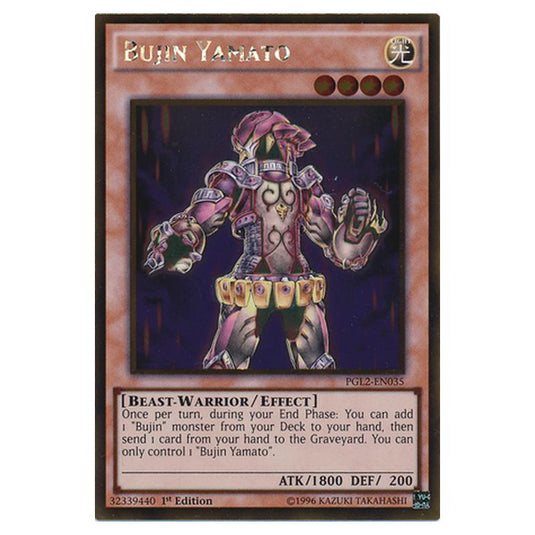 Yu-Gi-Oh! - Premium Gold - Return of the Bling - Bujin Yamato (Gold Rare) PGL2-EN035