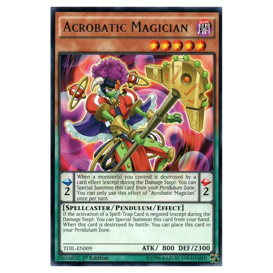 Yu-Gi-Oh! - The Dark Illusion - Acrobatic Magician (Rare) TDIL-EN009