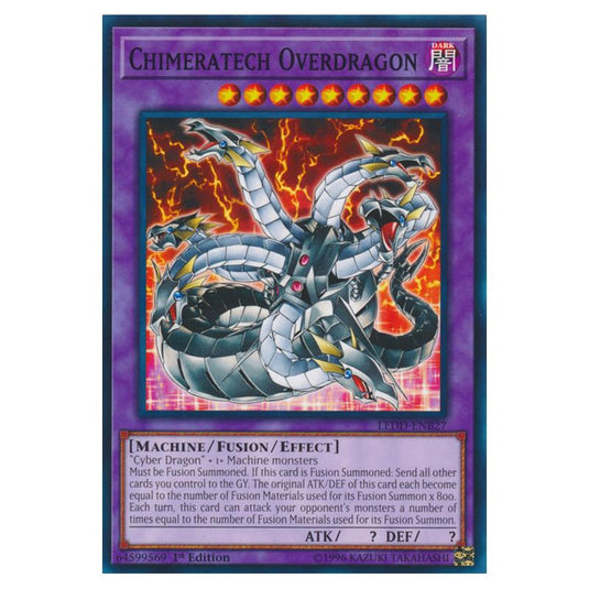 Yu-Gi-Oh! - Legendary Dragon Decks - Chimeratech Overdragon (Common) LEDD-ENB27