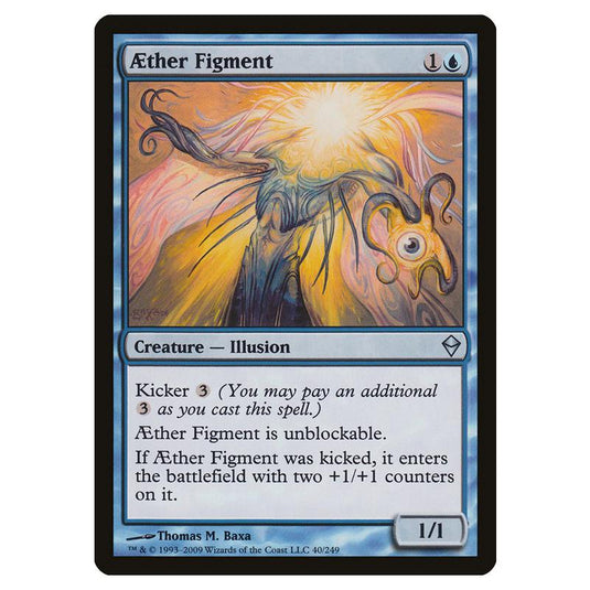 Magic The Gathering - Zendikar - Aether Figment - 40/249 (Foil)