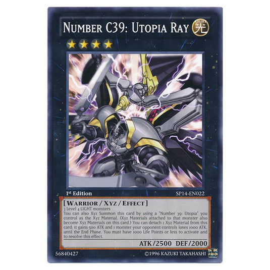 Yu-Gi-Oh! - Star Pack 2014 - Number C39: Utopia Ray (Common) SP14-EN022