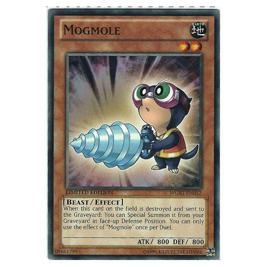 Yu-Gi-Oh! - War of the Giants Reinforcements - Mogmole (Common) WGRT-EN052