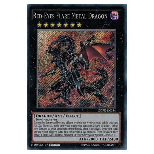 Yu-Gi-Oh! - Clash of Rebellions - Red-Eyes Flare Metal Dragon (Secret Rare) CORE-EN054