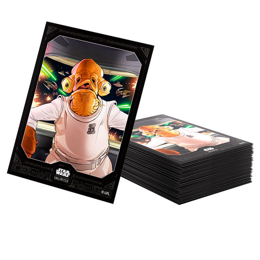 Gamegenic - Star Wars Unlimited - Art Sleeves - Admiral Ackbar (60 Sleeves)
