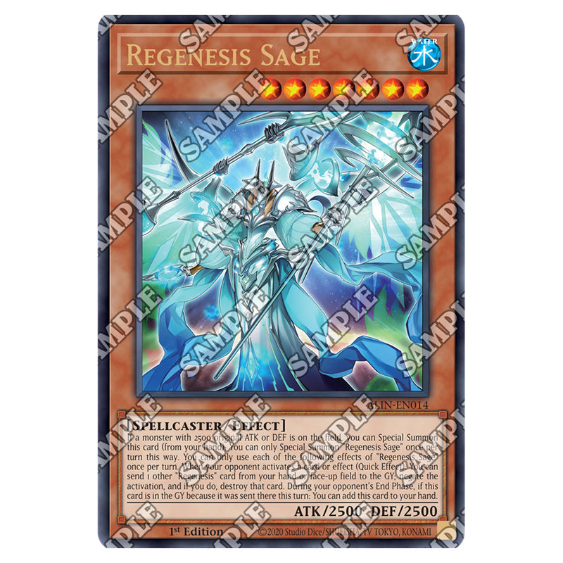 Yu-Gi-Oh! - Alliance Insight - Regenesis Sage (Ultra Rare) ALIN-EN014 Yu-Gi-Oh! - Alliance Insight - Regenesis Sage (Ultra Rare) ALIN-EN014