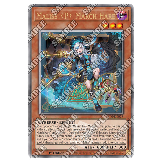 Maliss <P> March Hare ALIN-EN023-QCR card from the Yu-Gi-Oh! set Alliance Insight