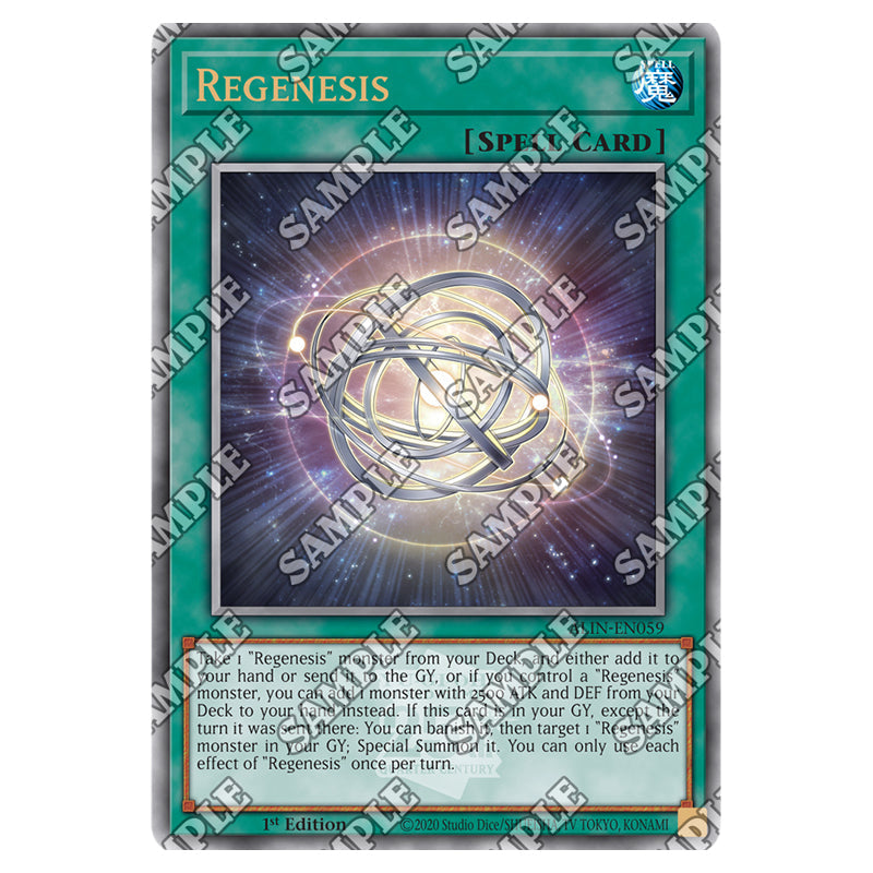 Yu-Gi-Oh! - Alliance Insight - Regenesis (Quarter Century Secret Rare) Yu-Gi-Oh! - Alliance Insight - Regenesis (Quarter Century Secret Rare)