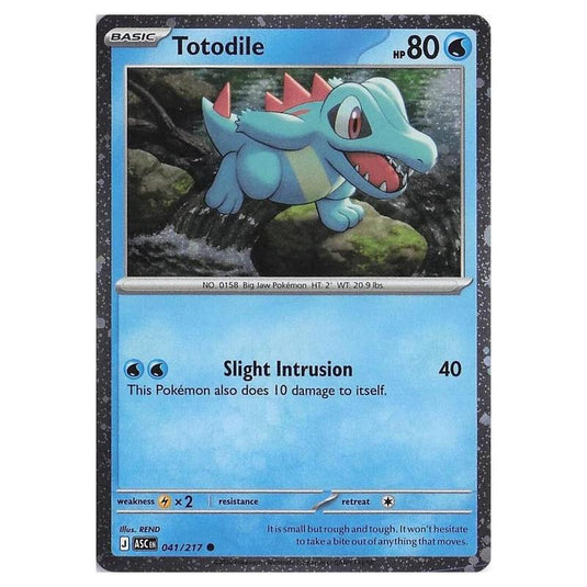 Pokemon - Mega Evolution - Ascended Heroes - Totodile - 041/217 (Cosmo Holo)