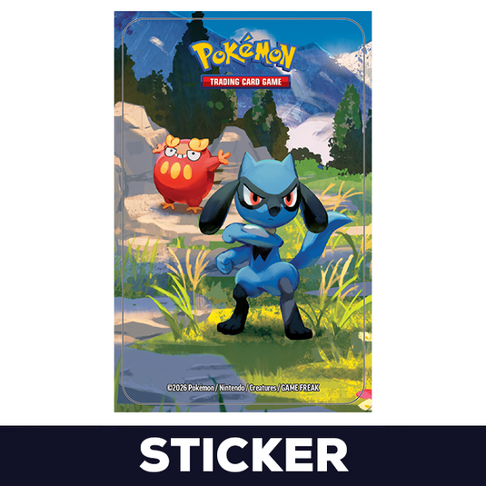 Pokemon - Mega Evolution - Ascended Heros - Mini Tin - Riolu & Darumaka - Sticker