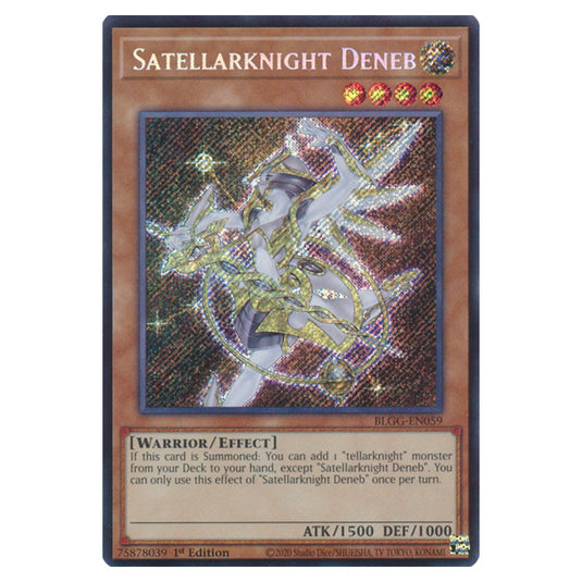 Satellarknight Deneb BLGG-EN059 card from the Yu-Gi-Oh! set Battles of Legend: Glorious Gallery