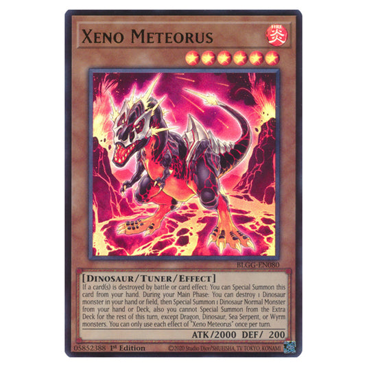 Xeno Meteorus BLGG-EN080 card from the Yu-Gi-Oh! set Battles of Legend: Glorious Gallery