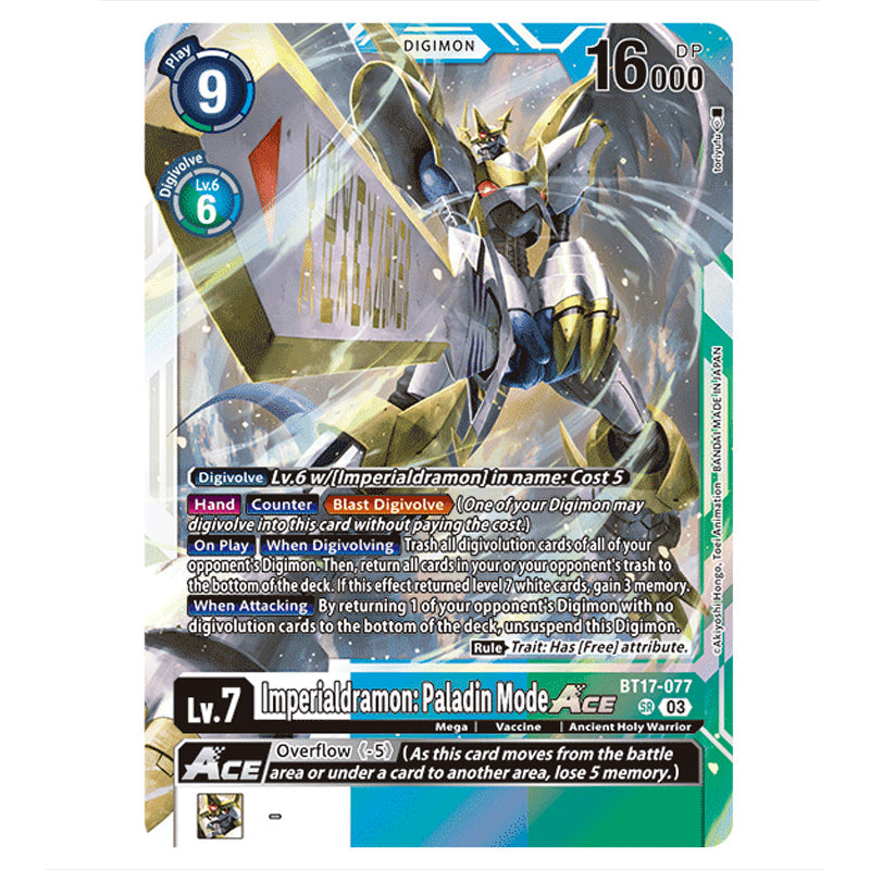 imperialdramon digimon card battle Digimon Card Game - Secret Crisis - Imperialdramon: Paladin Mode