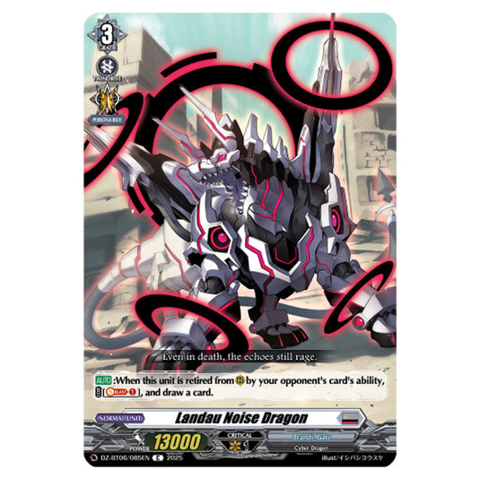 Landau Noise Dragon DZ-BT06/085EN card from the Cardfight!! Vanguard set Generation Dragenesis