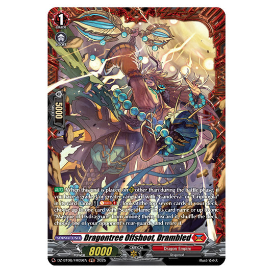 Dragontree Offshoot, Drambled DZ-BT06/FR09EN card from the Cardfight!! Vanguard set Generation Dragenesis