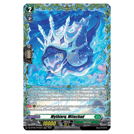 Mythiarq, Mitachad DZ-BT06/FR40EN card from the Cardfight!! Vanguard set Generation Dragenesis
