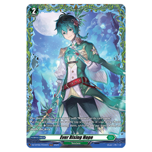 Ever Rising Hope DZ-BT06/FR43EN card from the Cardfight!! Vanguard set Generation Dragenesis