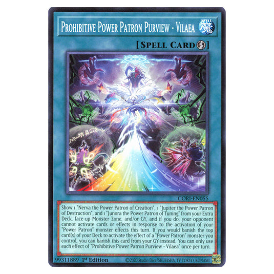 Prohibitive Power Patron Purview - Vilaea CORI-EN055 card from the Yu-Gi-Oh! set Chaos Origins