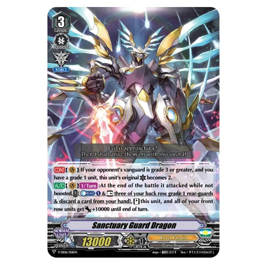 Cardfight Vanguard - Sanctuary Guard Dragon - (V-SS06/001EN)