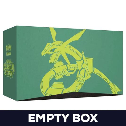 Celestial Storm - Empty Elite Trainer - Storage Box (Rayquaza)