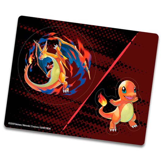 Pokemon - Ascended Heroes - Charmander / Mega Charizard - Tech Sticker