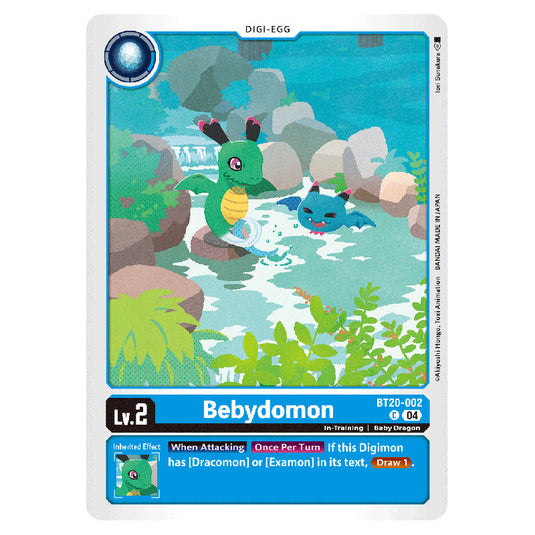 Bebydomon BT20-002 card from the Digimon set BT19-20: Special Booster Ver.2.5