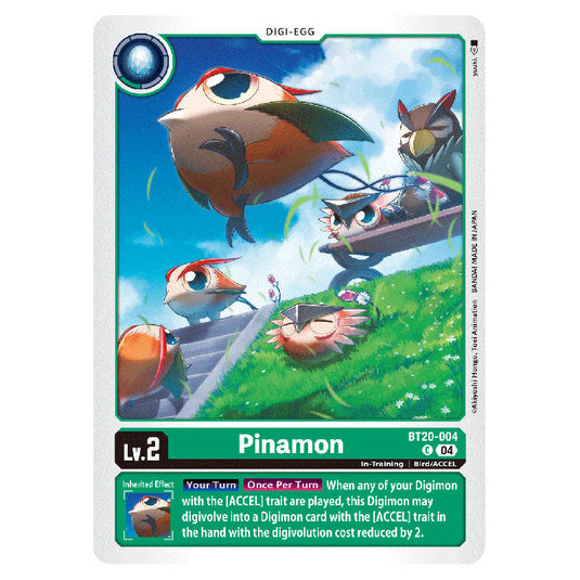 Pinamon BT20-004 card from the Digimon set BT19-20: Special Booster Ver.2.5