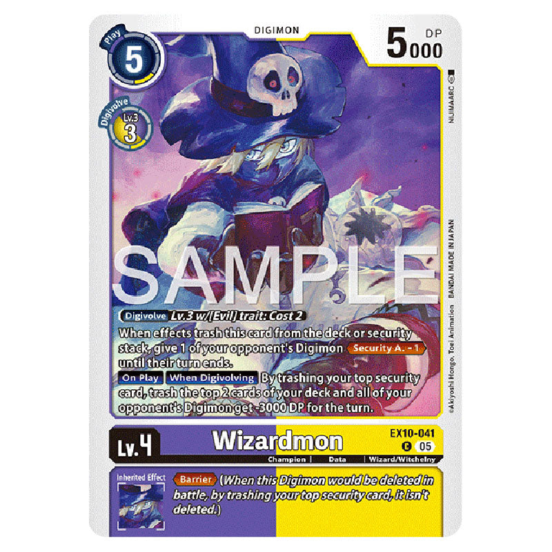 Digimon Card Game - EX-10: Extra Booster Sinister Order