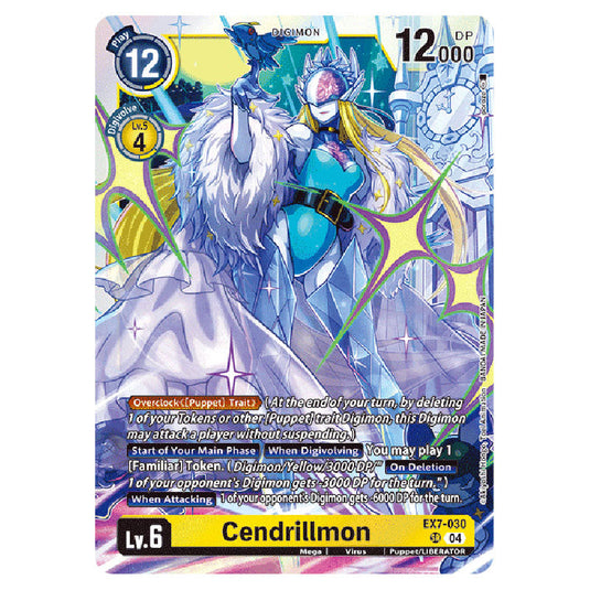 Cendrillmon EX7-030 card from the Digimon set EX-07: Extra Booster Digimon Liberator