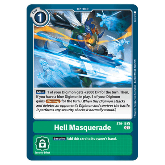Hell Masquerade ST9-15 card from the Digimon set ST-9: Starter Deck Ultimate Ancient Dragon