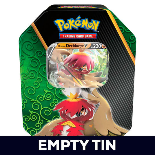 Pokemon - Divergent Powers Tin - Hisuian Decidueye - empty