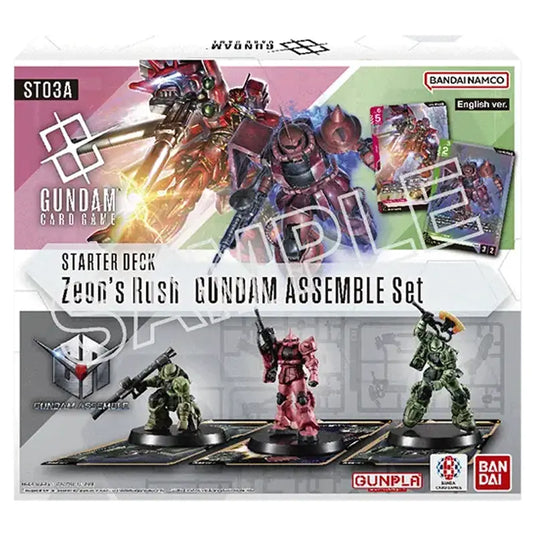 Gundam Card Game - Zeon's Rush ST03A - Gundam Assemble Starter Deck