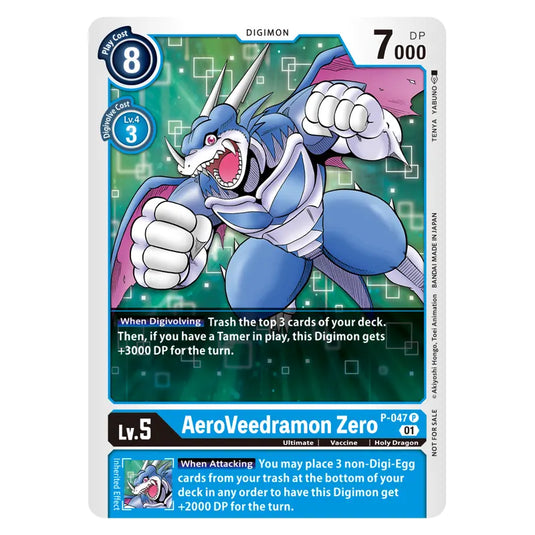 Digimon Card Game - RB-01: Resurgence Booster - AeroVeedramon Zero - P-047