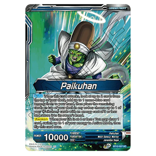 Dragon Ball Super - B12 - Vicious Rejuvenation - Pre-release - Paikuhan, Penetrating Strike - BT12-027