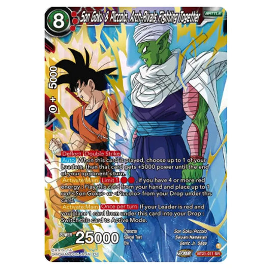 Dragon Ball Super - B21 - Wild Resurgence - Son Goku & Piccolo, Arch-Rivals Fighting Together - BT21-011