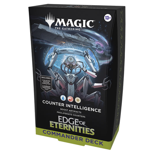 Magic The Gathering - Edge of Eternities - Commander Deck - Counter Intelligence Left Tilt