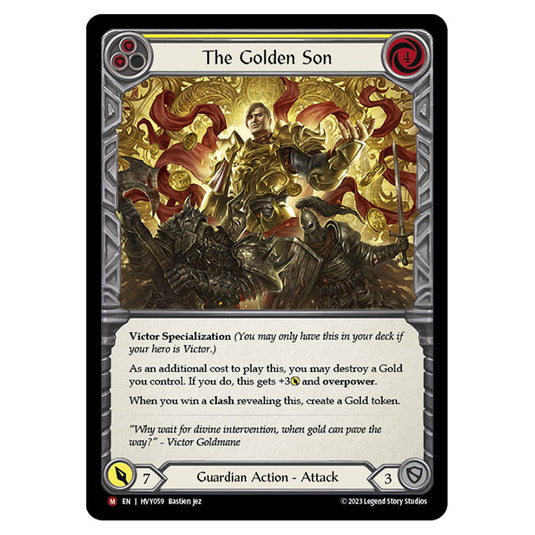 Flesh & Blood - Heavy Hitters - The Golden Son (Rainbow Foil) - HVY059-RF