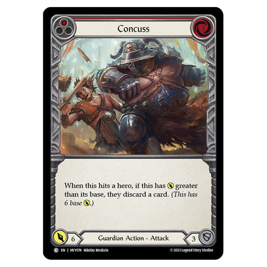 Flesh & Blood - Heavy Hitters - Concuss (Red) - HVY074