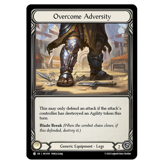 Flesh & Blood - Heavy Hitters - Overcome Adversity (Cold Foil) - HVY201-CF