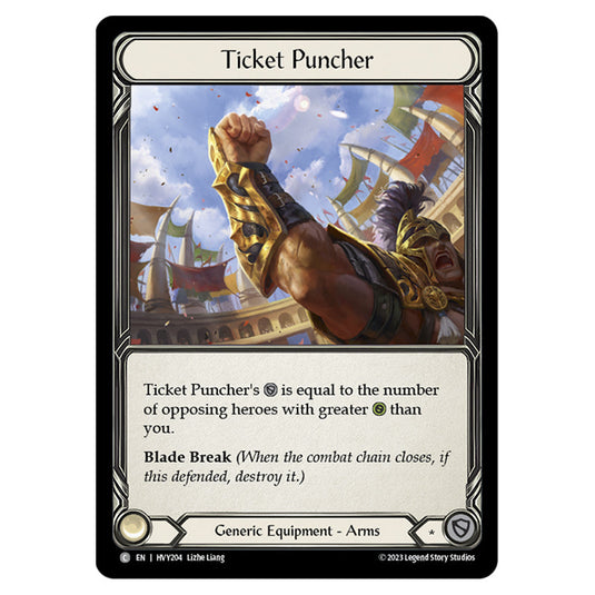 Flesh & Blood - Heavy Hitters - Ticket Puncher (Cold Foil) - HVY204-CF