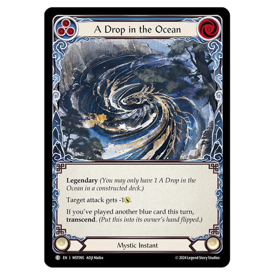 A Drop in the Ocean // Inner Chi card from the Flesh & Blood set Part the Mistveil MST095