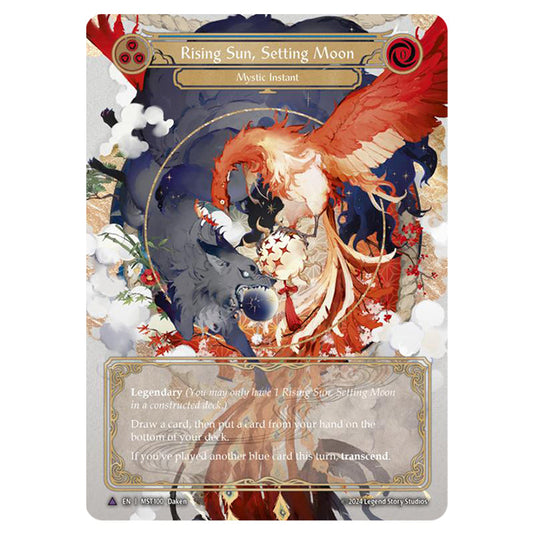 Rising Sun, Setting Moon // Inner Chi card from the Flesh & Blood set Part the Mistveil MST100-MV