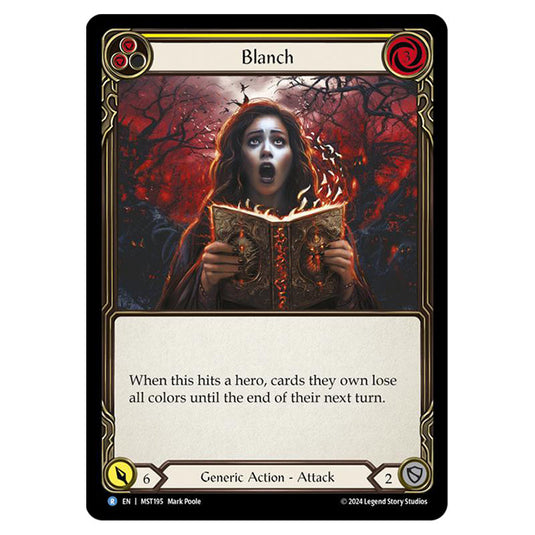 Blanch card from the Flesh & Blood set Part the Mistveil MST195
