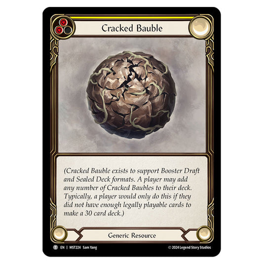 Cracked Bauble card from the Flesh & Blood set Part the Mistveil MST224