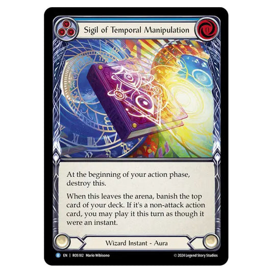 Sigil of Temporal Manipulation ROS182-CF card from the Flesh & Blood set Rosetta
