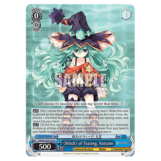 〈Witch〉 of Teasing, Natsumi Fdl/W120-E117 card from the Weiss Schwarz set Fujimi Fantasia Bunko Vol.2
