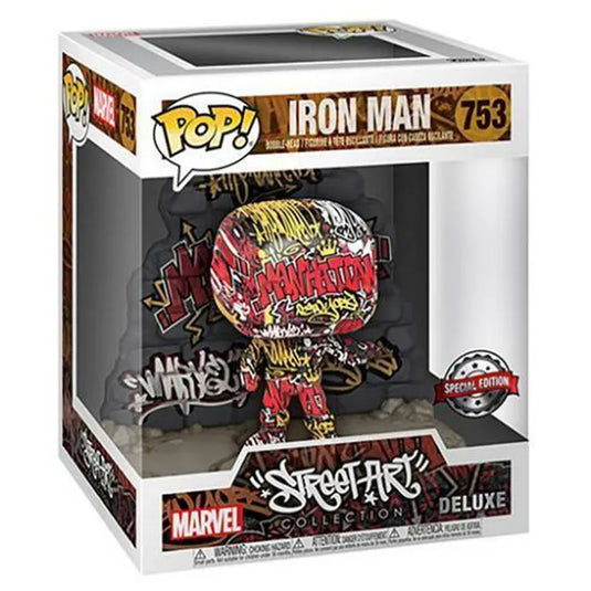 Funko POP! - Marvel - Iron man (Graffiti DECO) #753