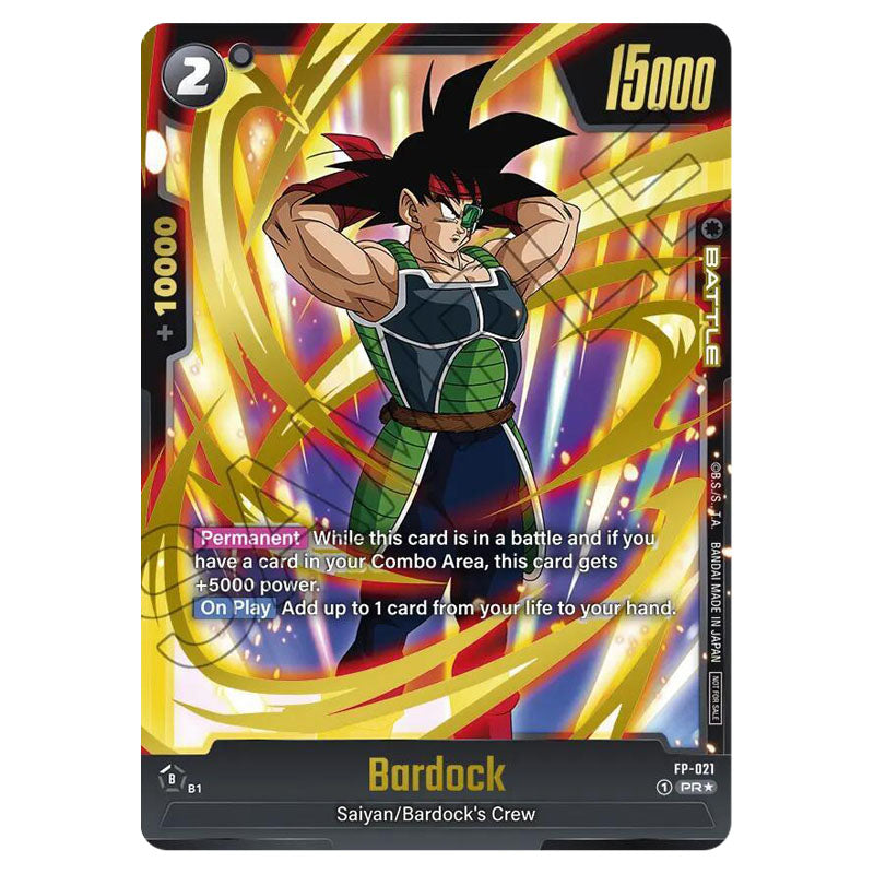 Dragon Ball Super - Fusion World - Bardock FP-021 (Gold Stamped Promo) Dragon Ball Super - Fusion World - Bardock FP-021 (Gold Stamped Promo)