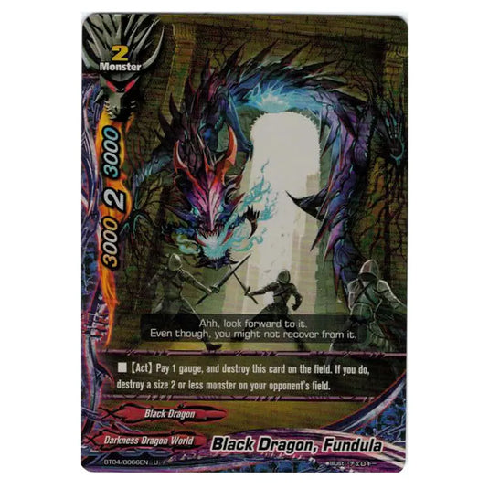 Future Card Buddyfight - Darkness Fable - Black Dragon, Fundula - 66/105
