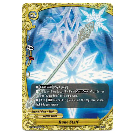 Future Card Buddyfight - Darkness Fable - Rune Staff - 63/105