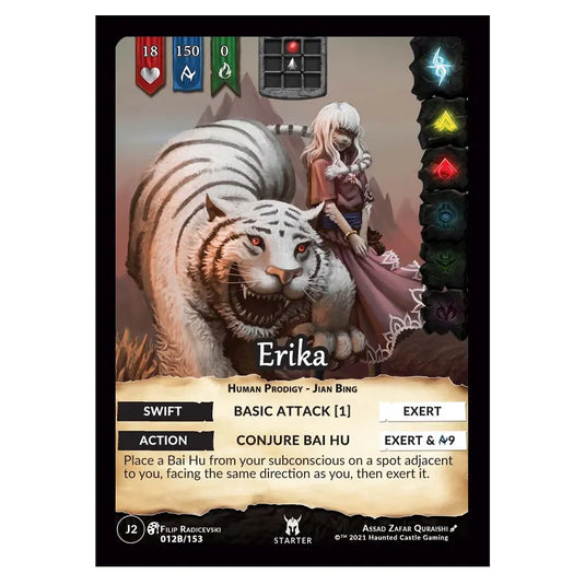 Genesis Battle of Champions - Welcome to Jaelara - Erika (Starter Rare) J2012B